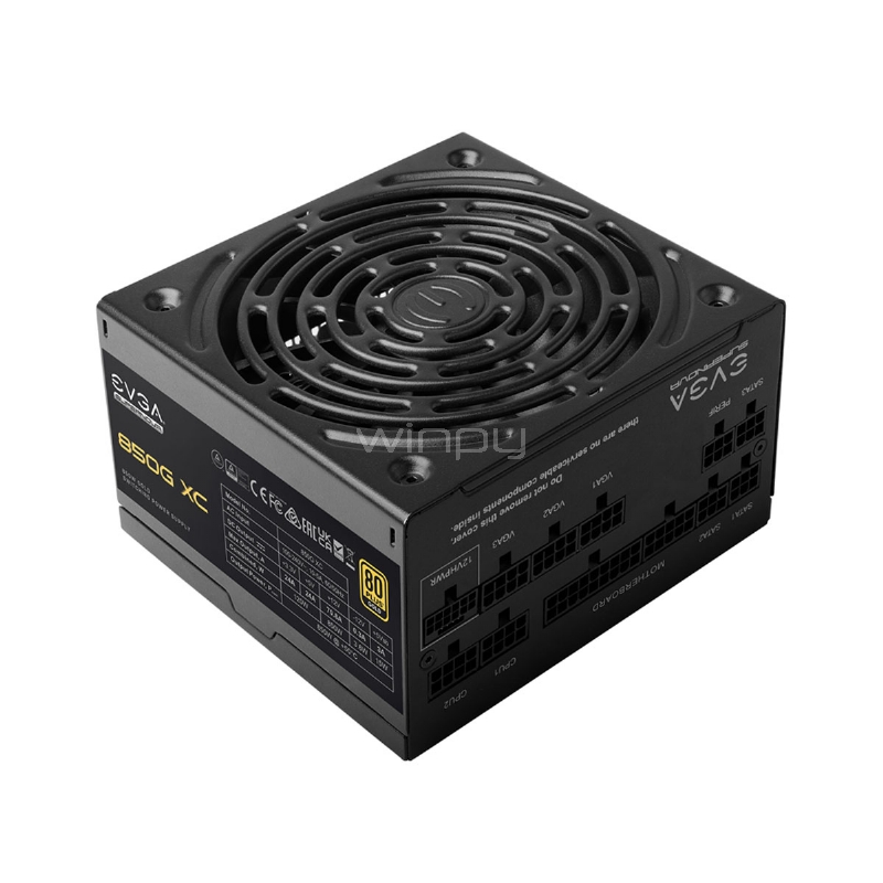 Fuente de Poder EVGA SuperNOVA 850G XC de 850W (Full Modular, Certificada 80+ Gold, ATX)