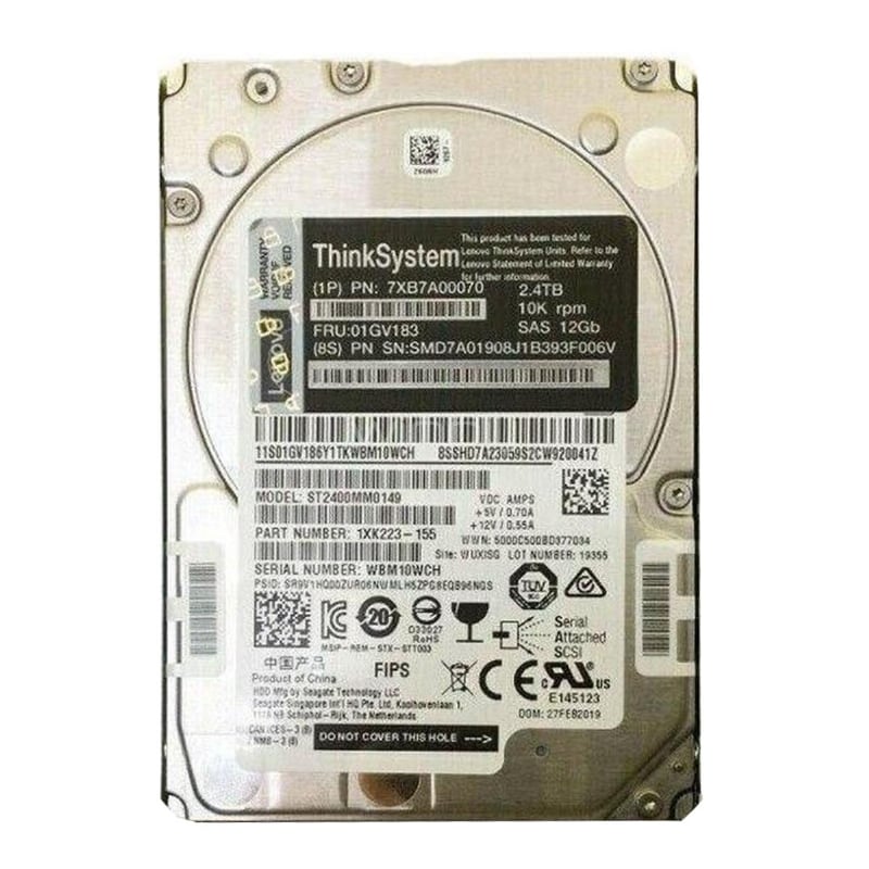 Disco Duro Lenovo ThinkSystem de 2.4TB (2.5“, SAS 12Gb/s, Hot-Swap)