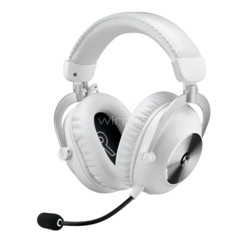 Audífonos Gamer Logitech G PRO X 2 LIGHTSPEED (Dongle USB/Jack 3.5mm, Blanco)