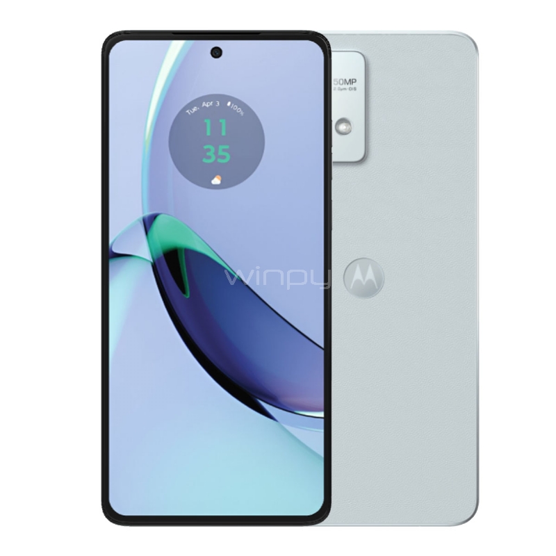 Celular Motorola G84 5G de 6.55“ (OctaCore, 8GB RAM, 256GB Internos, Azul Claro)