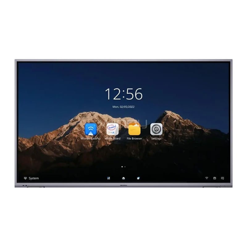 Pantalla Interactiva Hikvision DS-D5B75RB/C de 75“ (DLED, 4K, HDMI/USB/Ethernet, Android 11)