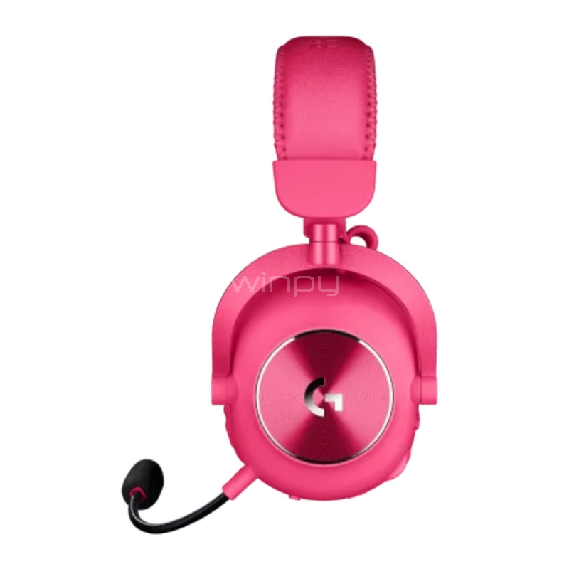 Audífonos Gamer Logitech G PRO X 2 LIGHTSPEED (Dongle USB/Jack 3.5mm, Magenta)