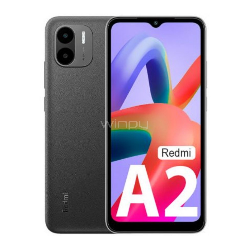 Celular Xiaomi Redmi A2 EU de 5.99“ (OctaCore, 2GB RAM, 64GB Internos, Black)