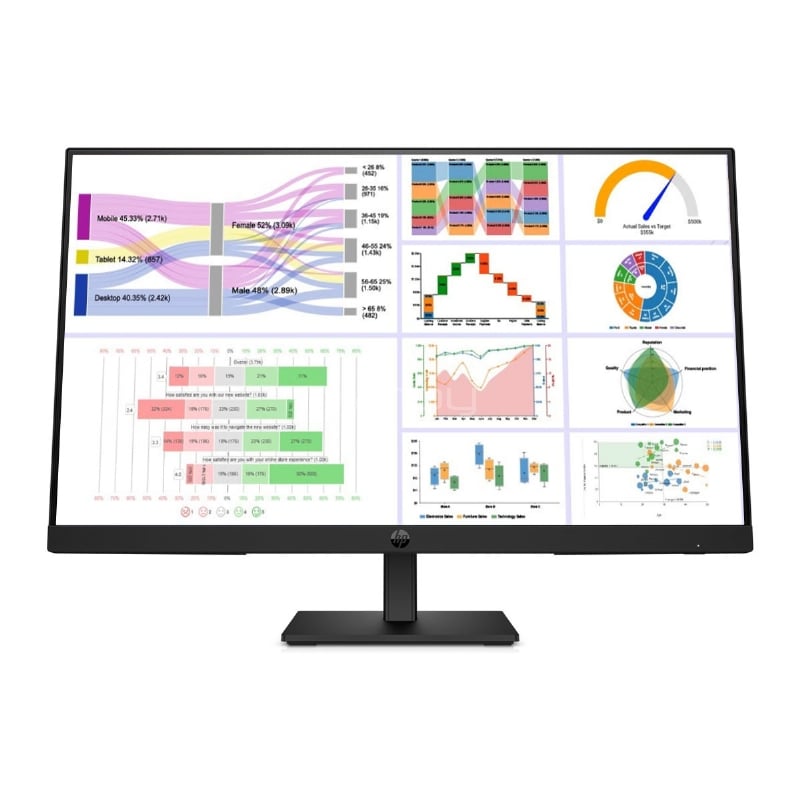 Monitor HP P24H G5 de 23.8“ (IPS, Full HD, D-Port+HDMI, Vesa)