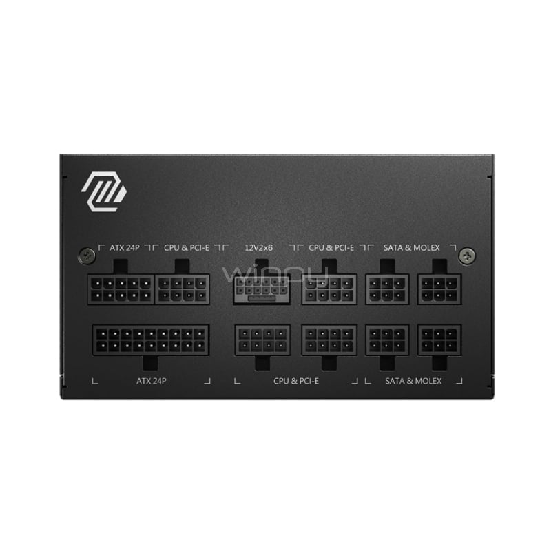 Fuente de Poder MSI MAG A750GL PCIE5 de 750W (Full Modular, Certificada 80+ Gold, ATX)