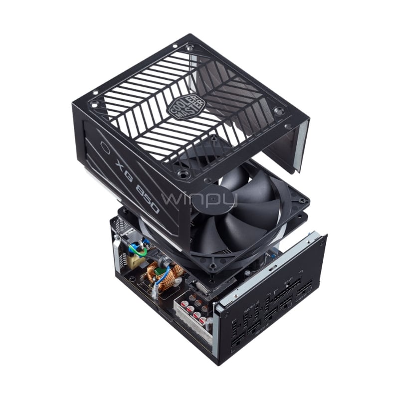 Fuente de Poder Cooler Master XG850 de 850W (Full Modular, Certificada 80+ Platinum, ATX)