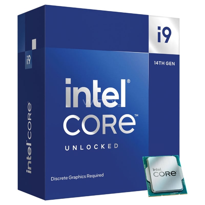 Procesador Intel Core i9-14900KF Raptor Lake-S (LGA1700, 24 Cores, 32 Hilos, 3.2/5.8GHz, Sin Video)