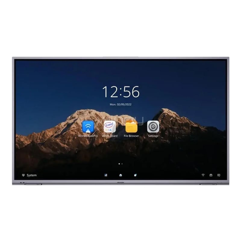 Pantalla Interactiva Hikvision DS-D5B65RB/C de 65“ (DLED, 4K, HDMI/Wi-Fi/USB/LAN, Android 11)
