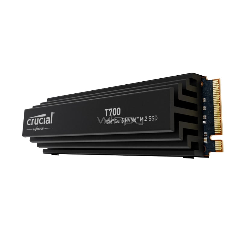 Crucial T700 4TB PCIe Gen5 NVMe SSD 本体 Unidad de Estado Sólido Crucial T700 de 4TB (PCIe Gen5, NVMe M.2