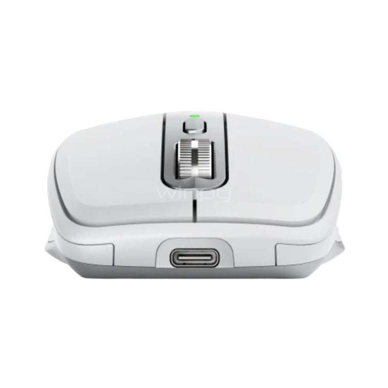 Mouse Logitech MX Anywhere 3S (Bluetooth/Dongle USB, 6 Botones, Gris Claro)