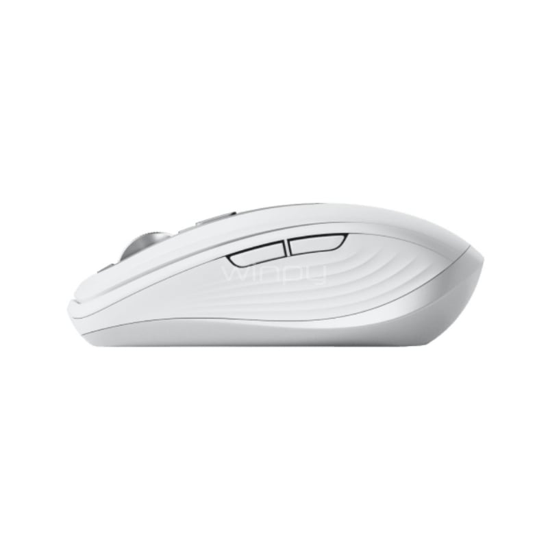 Mouse Logitech MX Anywhere 3S (Bluetooth/Dongle USB, 6 Botones, Gris Claro)
