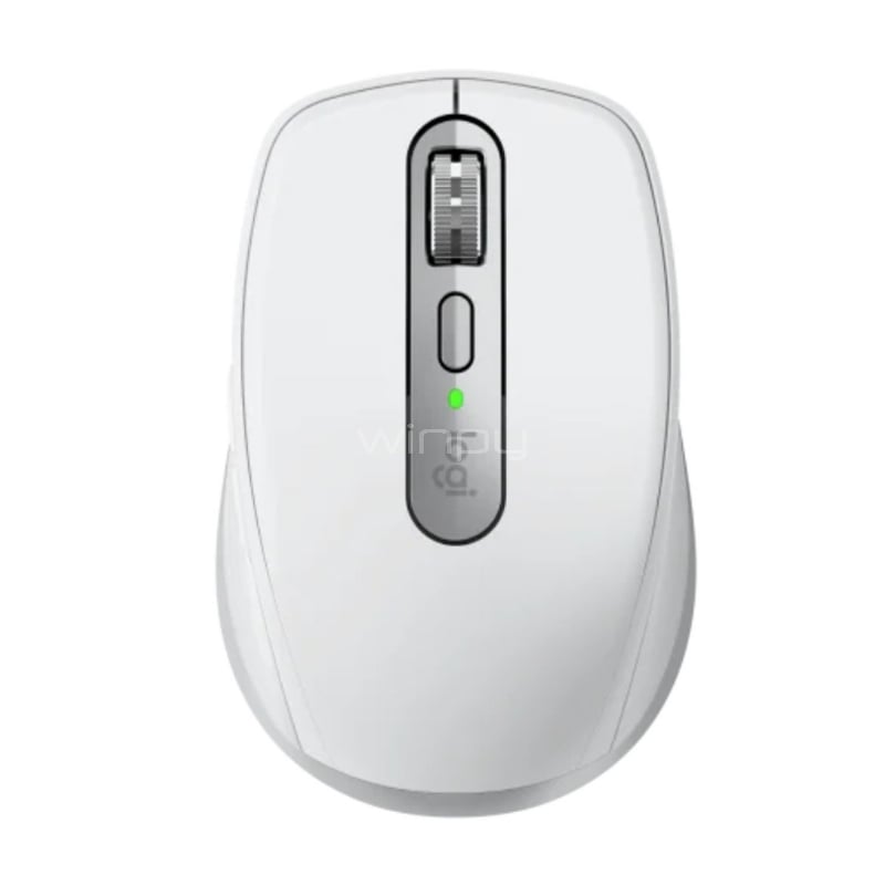 Mouse Logitech MX Anywhere 3S (Bluetooth/Dongle USB, 6 Botones, Gris Claro)