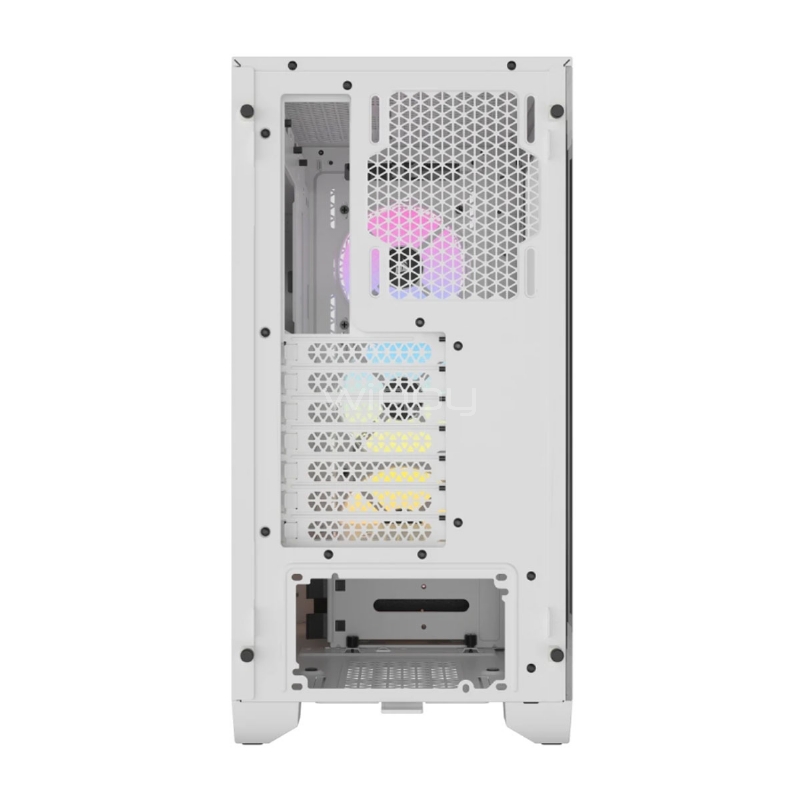 Gabinete Gamer Corsair 3000D RGB AIRFLOW (ATX, Vidrio Templado, 3x Ventiladores ARGB, White)