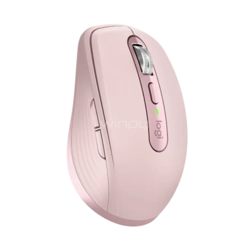 Mouse Logitech MX Anywhere 3S (Bluetooth/Dongle USB, 6 Botones, Rosado)