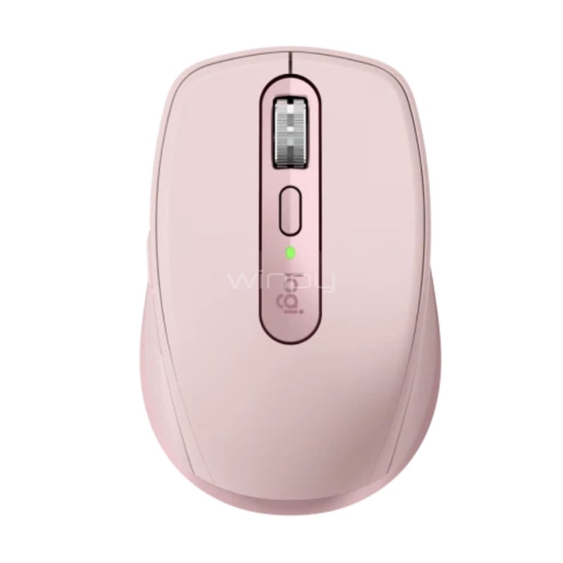 Mouse Logitech MX Anywhere 3S (Bluetooth/Dongle USB, 6 Botones, Rosado)
