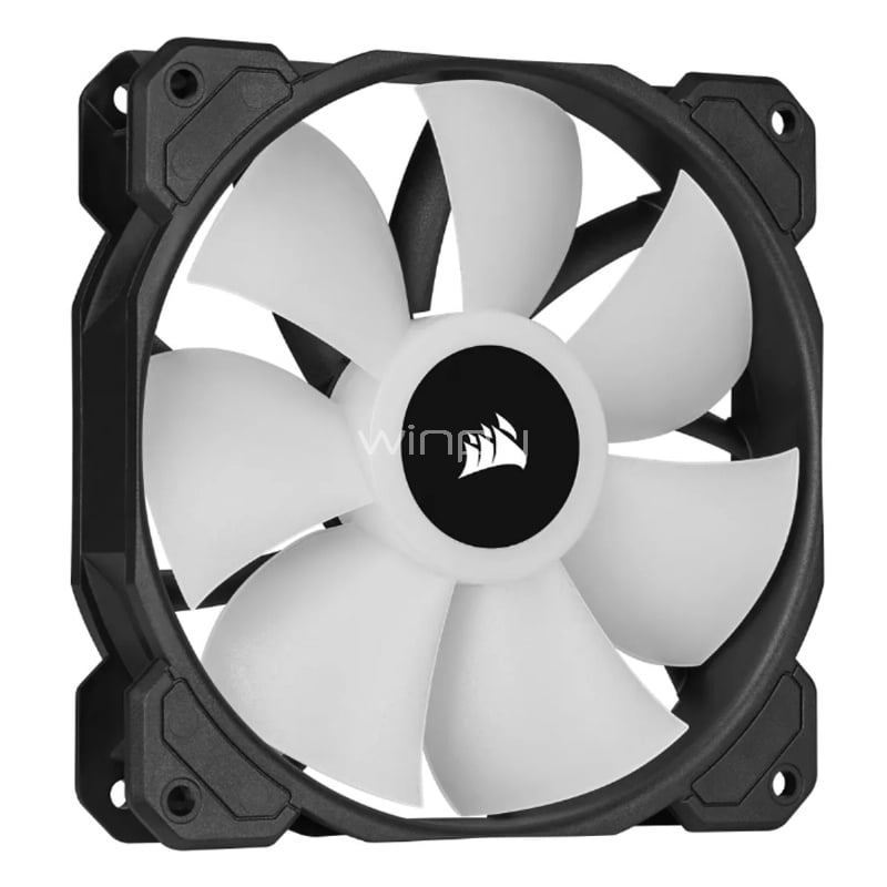 Ventilador Corsair iCUE SP140 RGB ELITE (140mm, PWM, 1200RPM, Negro)