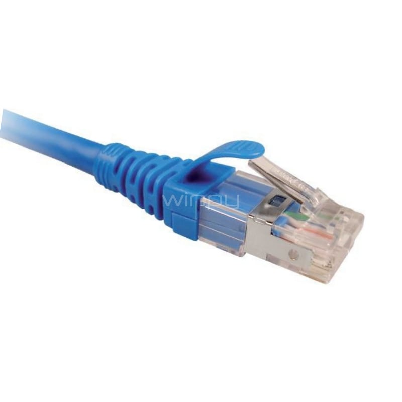 Cable de Red Nexxt de 3 metros (Cat 6A, S/FTP, LSZH, 26 AWG, Azul)