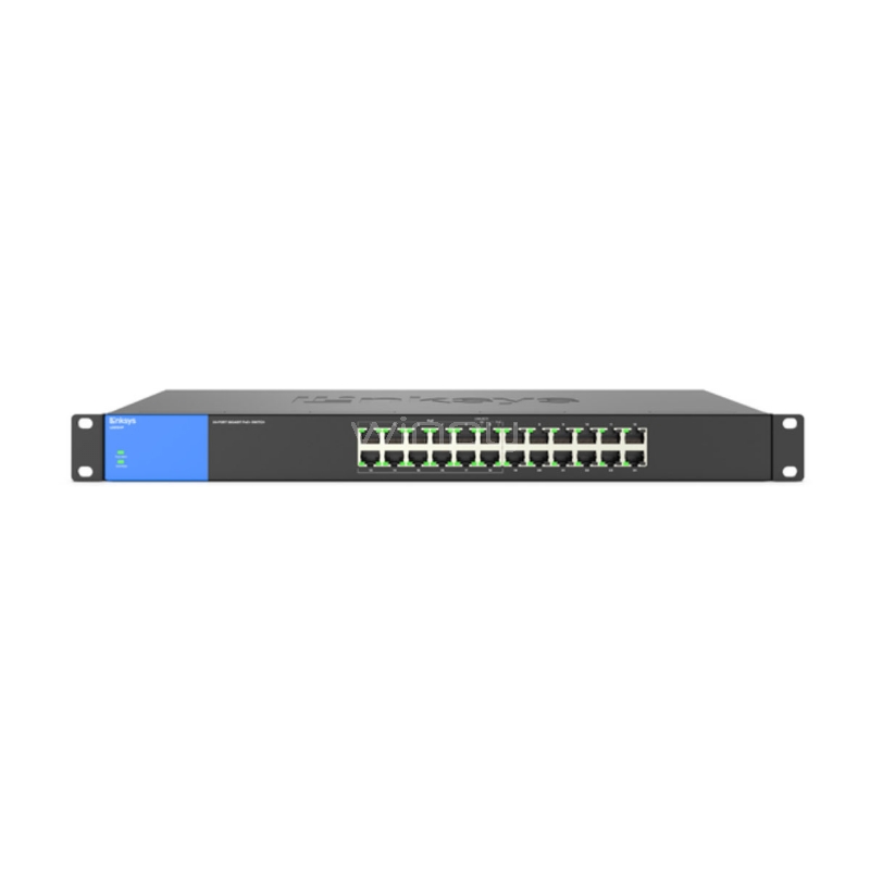 Switch Linksys LGS124P de 24 Puertos (Gigabit, 48 Gbps, PoE+, 120W)