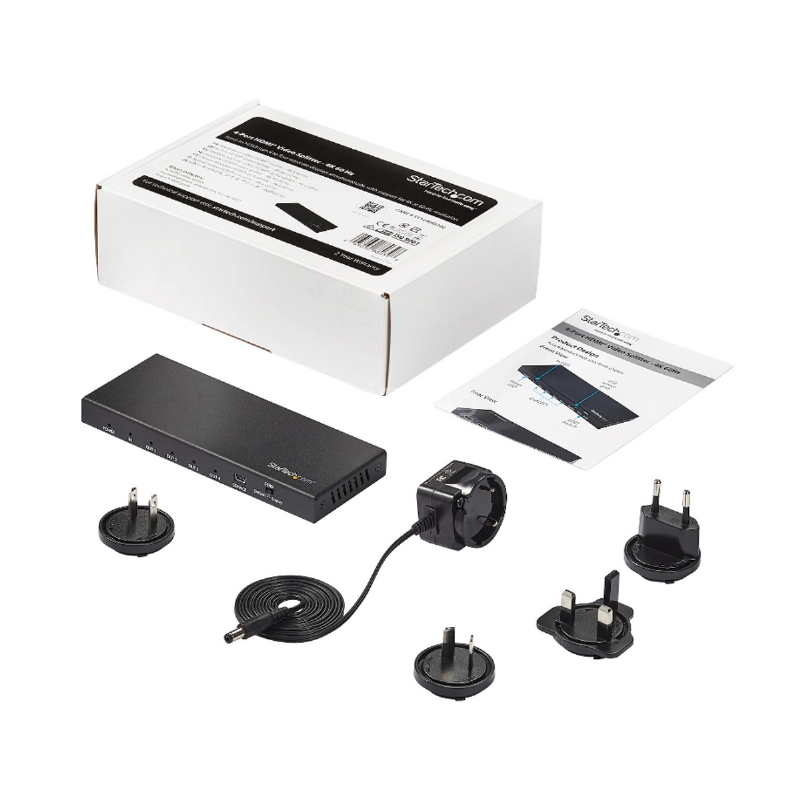 Splitter HDMI StarTech de 4 Puertos (4k, 60Hz, HDR, 18Gbps)