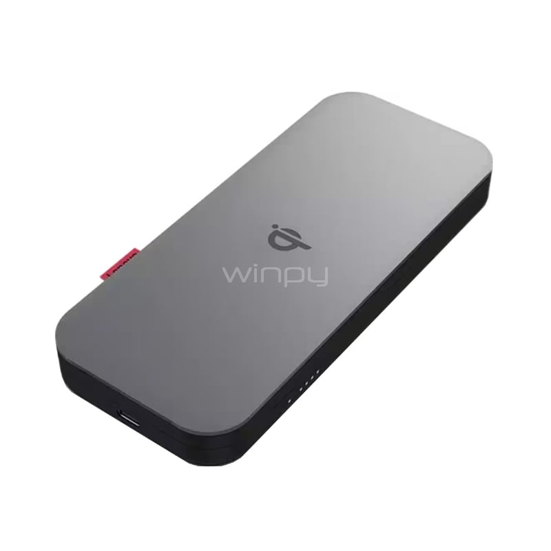 Batería Externa Lenovo Go USB-C Mobile de 10.000 mAh (USB-C, Qi 15W, PD 3.0)