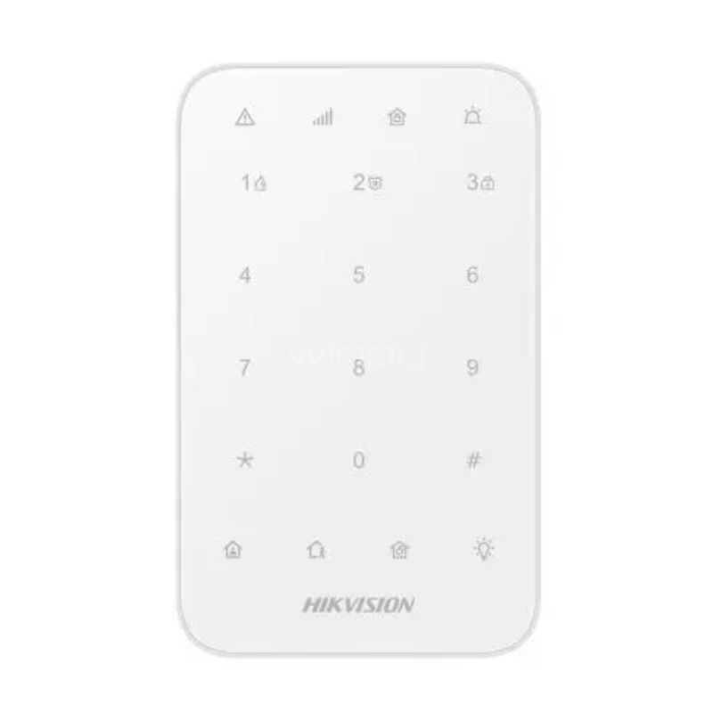 Teclado LED Hikvision Inalámbrico (RF 433 MHz, AES-128)
