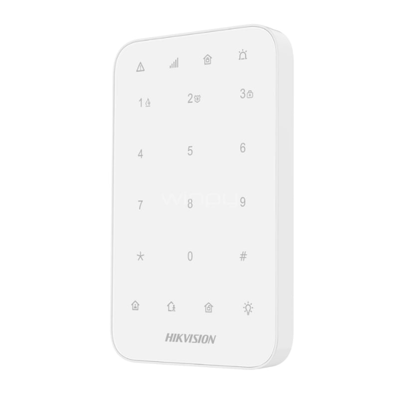 Teclado LED Hikvision Inalámbrico (RF 433 MHz, AES-128)