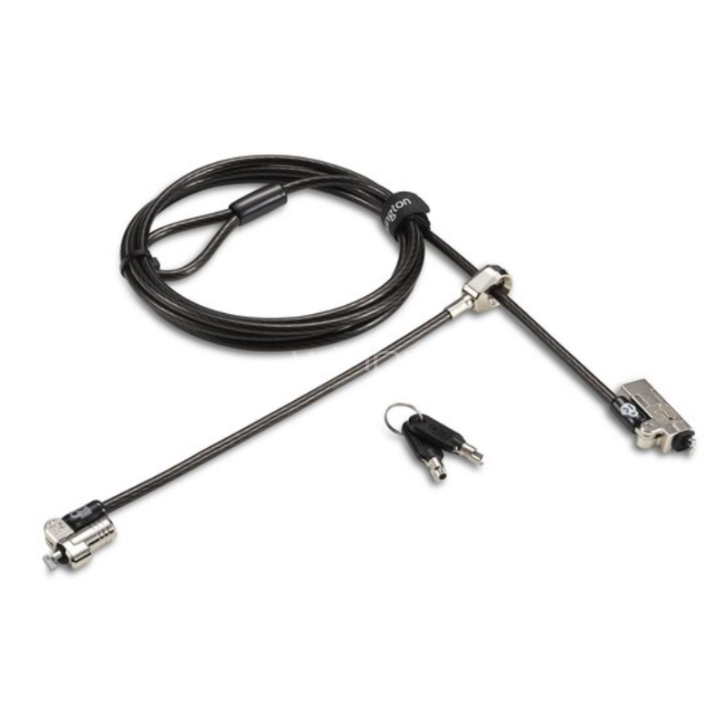 Cable de Seguridad Kensington Slim NanoSaver 2.0 (Doble Cabezal, Llave)