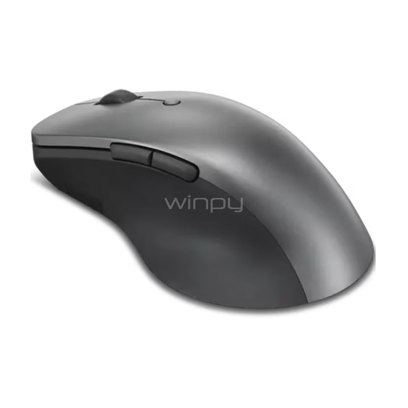 Mouse Inalámbrico Lenovo Profesional (Bluetooth, Recargable, Negro)