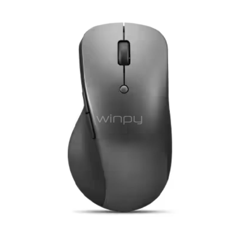 Mouse Inalámbrico Lenovo Profesional (Bluetooth, Recargable, Negro)