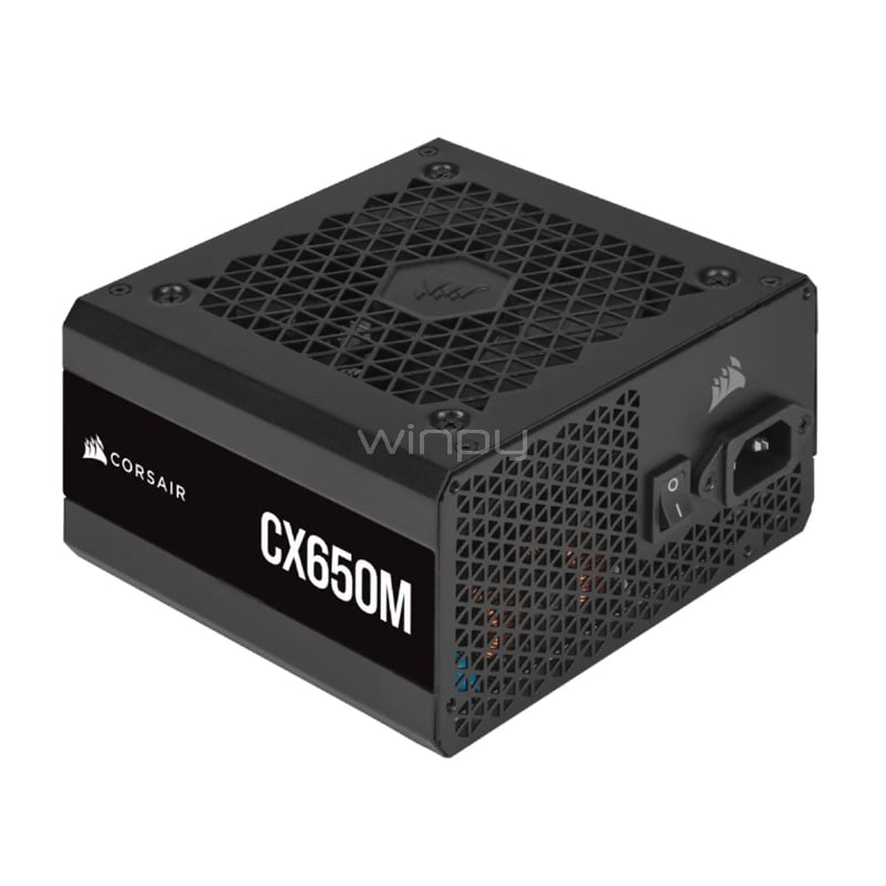 Fuente de Poder Corsair CX650M de 650W (Semi-Modular, Certificada 80+ Bronze, ATX)