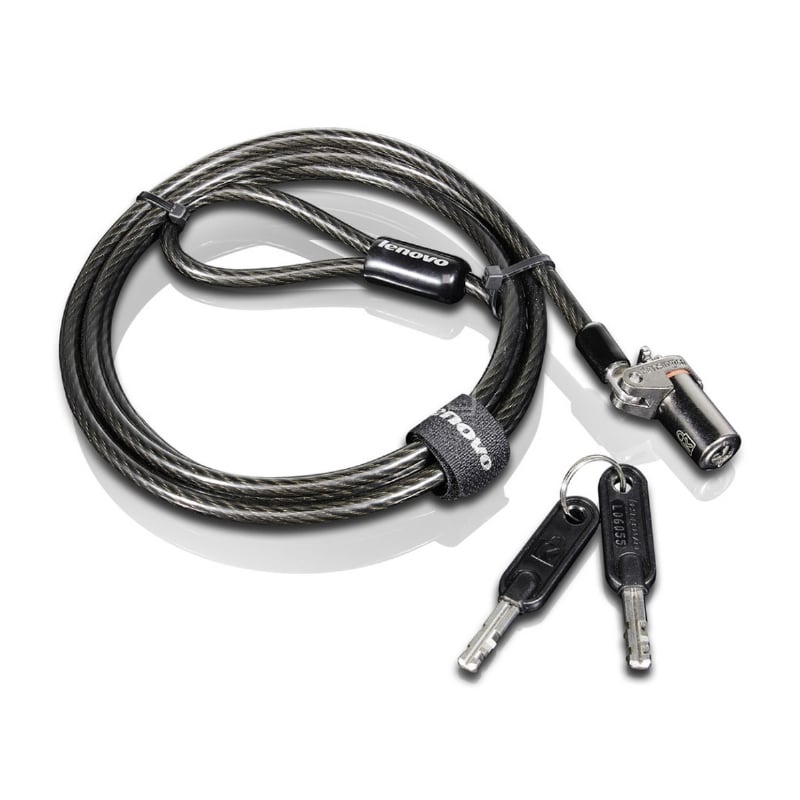 Candado de Seguridad Kensington para Lenovo (2 Llaves, Negro)