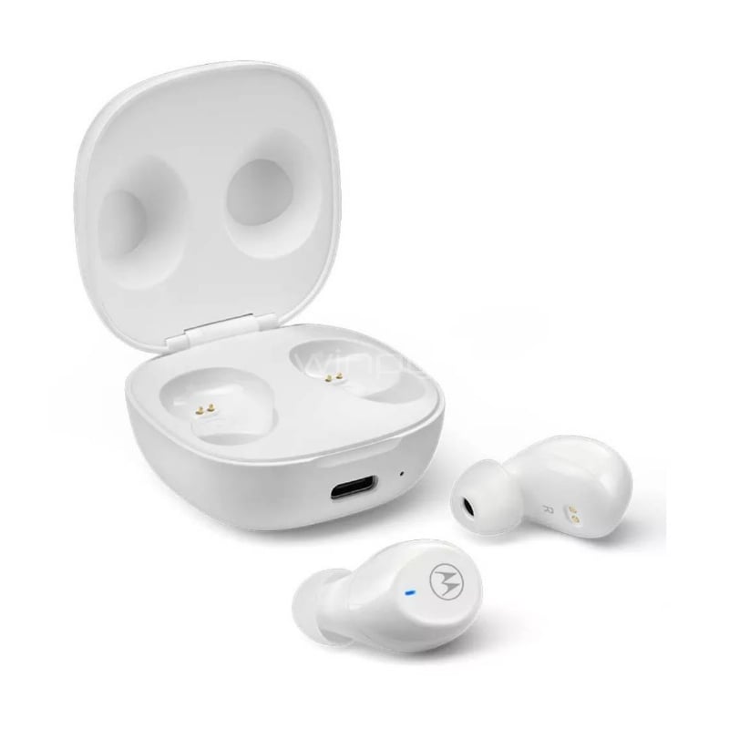 Audifonos Bluetooth Motorola Moto Buds 105 (TWS, Blanco)