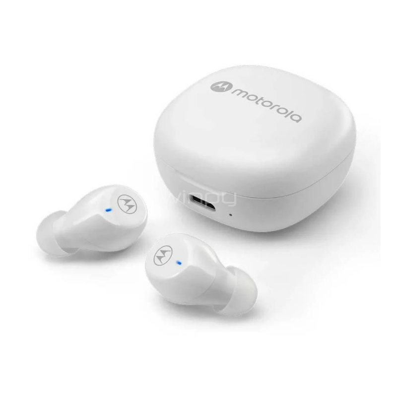 Audifonos Bluetooth Motorola Moto Buds 105 (TWS, Blanco)