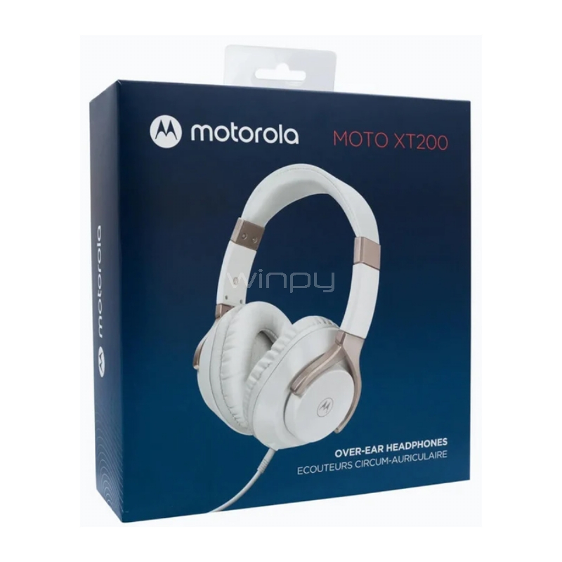 Audífonos Bluetooth Motorola XT 220 (Extra Graves, Blanco)