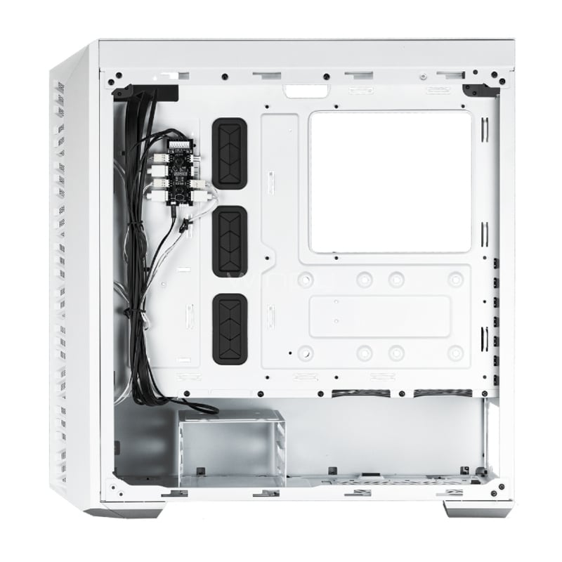 Gabinete Gamer Cooler Master MasterBox 520 White (ATX, Vidrio Templado, Controlador, 3 Ventiladores ARGB)