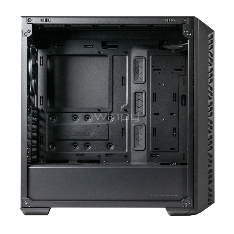 Gabinete Gamer Cooler Master MasterBox 520 Black (ATX, Vidrio Templado, Controlador, 3 Ventiladores ARGB)