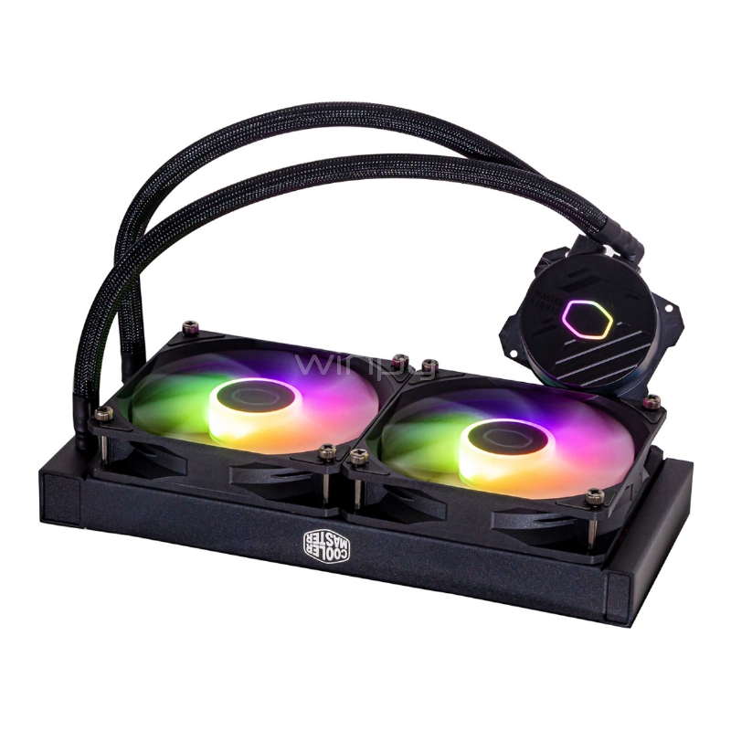 Refrigeración Líquida Cooler Master MasterLiquid 240L Core ARGB (LGA1700/AM5, 1750 RPM)