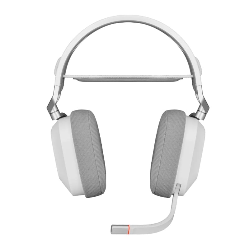 Audífonos Gamer Corsair HS80 RGB Wireless (Dongle USB, Dolby Atmos, Blanco)