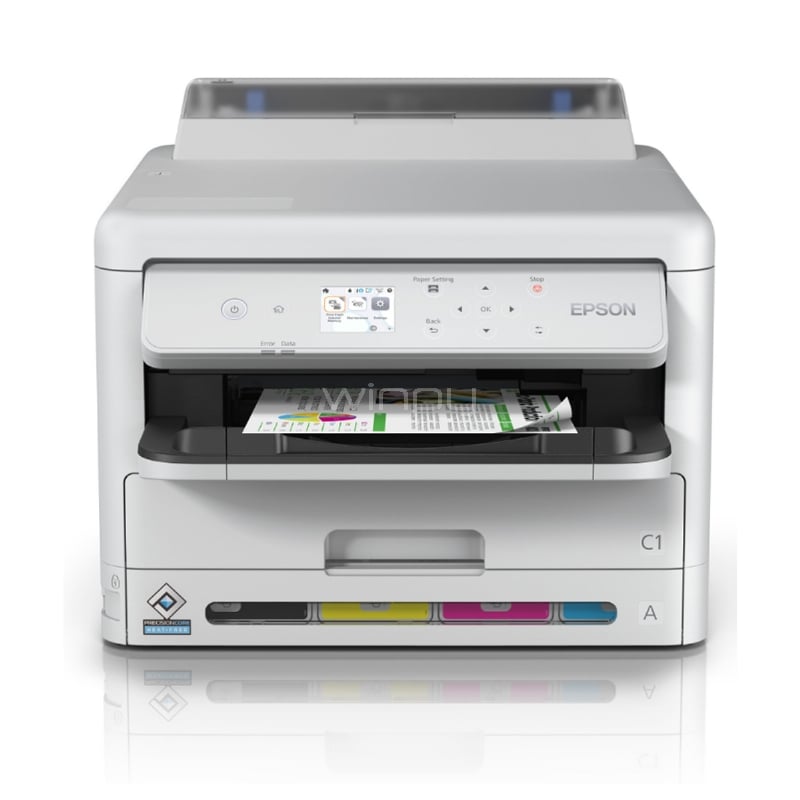Impresora Epson WorkForce Pro WF-C5390 (Color, 25ppm, 1200dpi, Wi-Fi/USB/Ethernet)