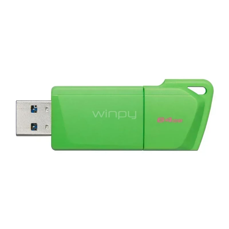 Pendrive Kingston DataTraveler Exodia M de 64GB (USB 3.2, Verde Neón)