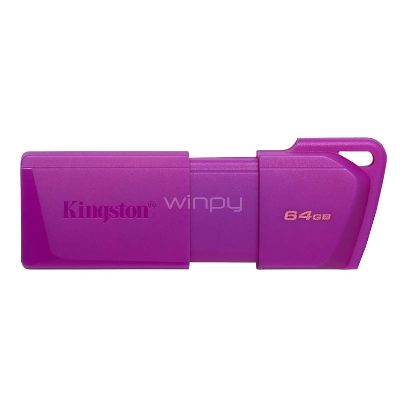 Pendrive Kingston DataTraveler Exodia M de 64GB (USB 3.2, Púrpura Neón)