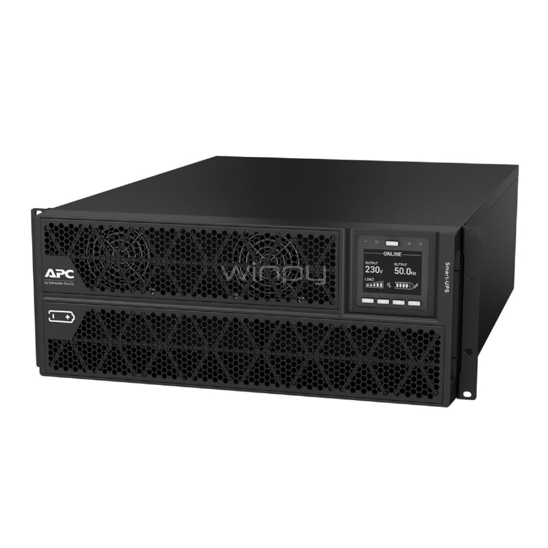 UPS APC Smart On-Line (5kVA/5kW, 230V, 2 salidas C13, 1 salida C19)