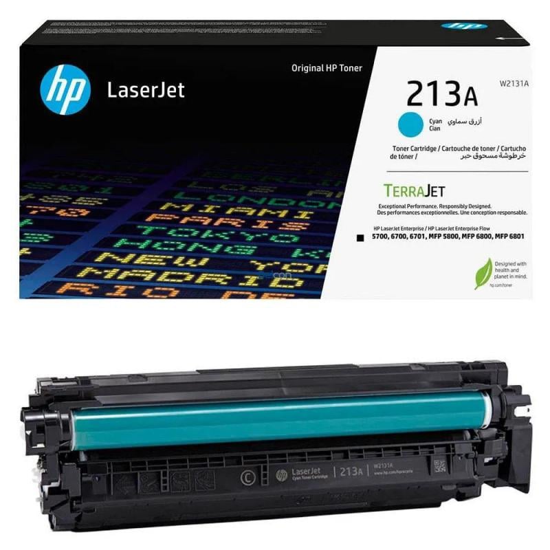 Tóner Hp LaserJet 213A Original (3k págs, Cian)