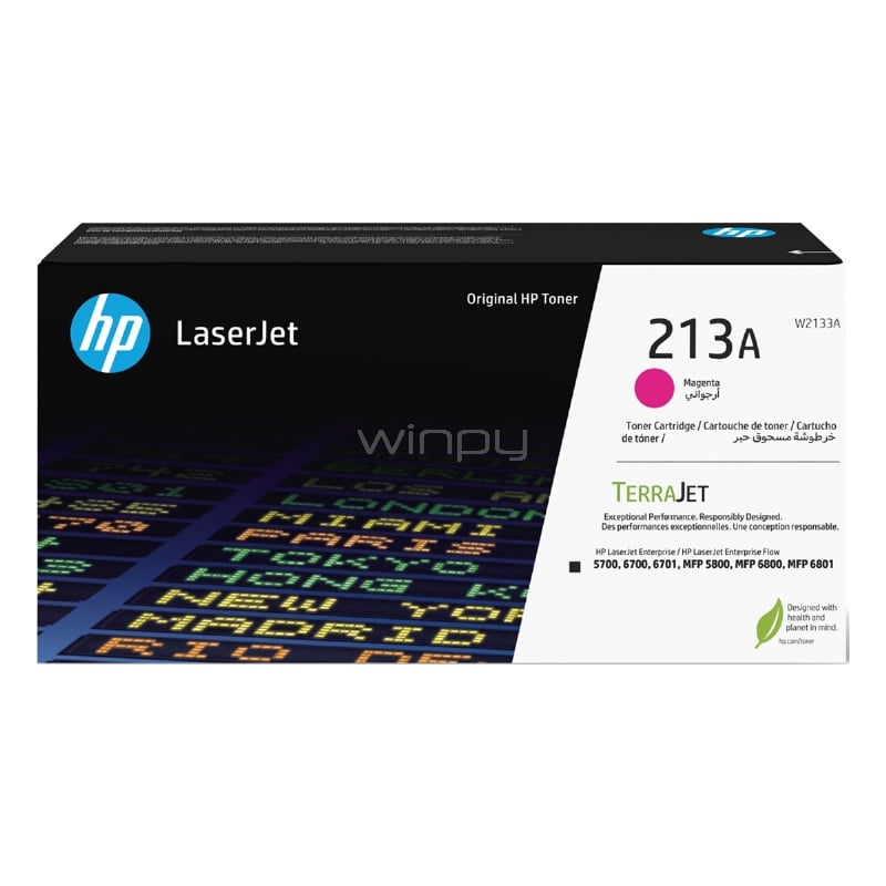 Tóner Hp LaserJet 213A Original (3k págs, Magenta)