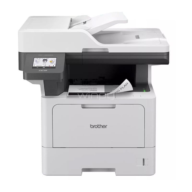 Multifuncional Brother DCP-L5660DN (Láser B/N, Dúplex, 50ppm, 1200dpi, Ethernet/USB)