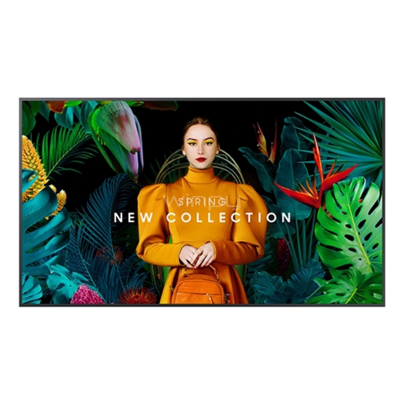 Pantalla Comercial Samsung Crystal UHD QMC de 42.5“ (VA, 4k, D-Port+HDMI, Wi-Fi/LAN, Vesa, Tizen SO)