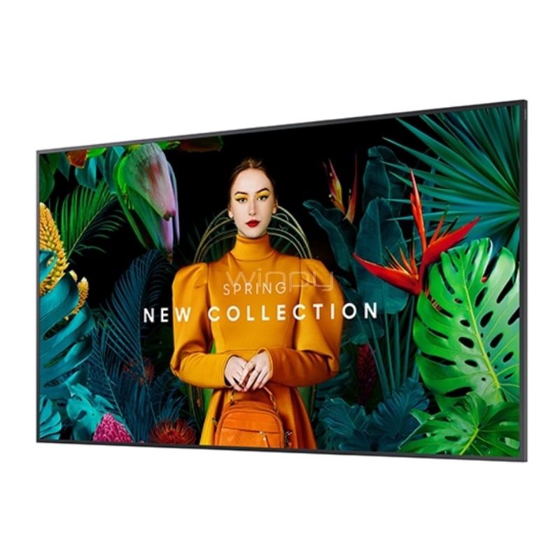 Pantalla Comercial Samsung Crystal UHD QMC de 42.5“ (VA, 4k, D-Port+HDMI, Wi-Fi/LAN, Vesa, Tizen SO)
