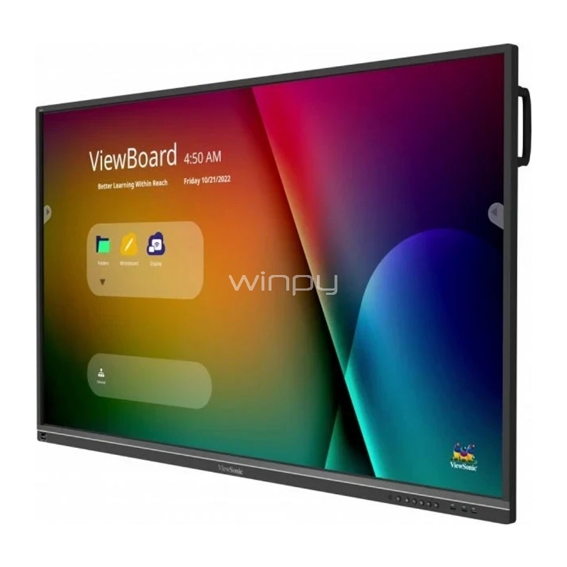 Pantalla interactiva ViewSonic ViewBoard IFP6550-5A de 65“ (IPS, 4K, Táctil 20 puntos, HDMI, Android)