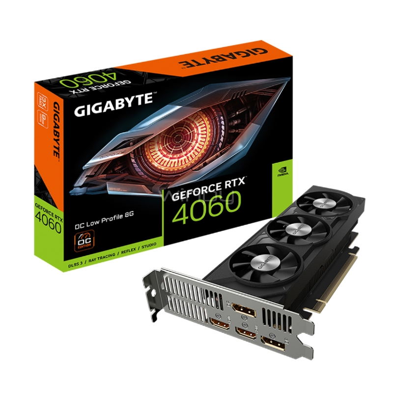 Tarjeta de Video Gigabyte GeForce RTX 4060 OC de 8GB GDDR6