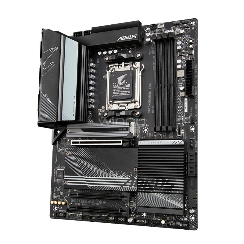 Placa Madre Gigabyte X670 AORUS ELITE AX (AM5, DDR5 4400/8000MHz, M.2 x3, ATX)